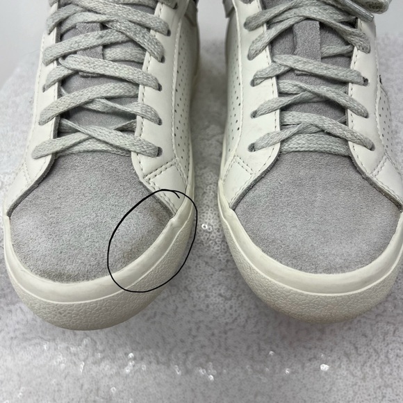 Vintage Havana gray suede with black and gold sneakers. - Picture 15 of 16